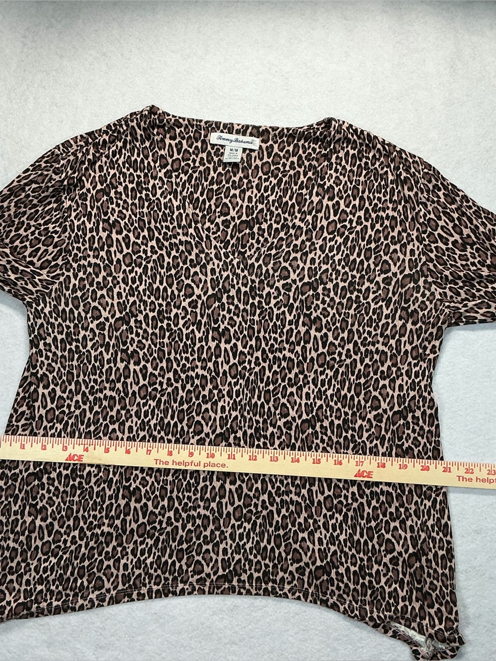 Tommy Bahama Leopard Print Pajama Set Women’s Medium Wide Leg Lounge PJs - Picture 8 of 16